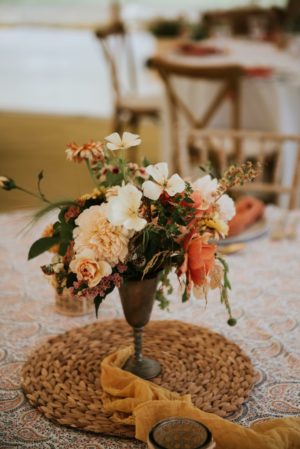 Wedding centre pieces Autumn Boho vibes