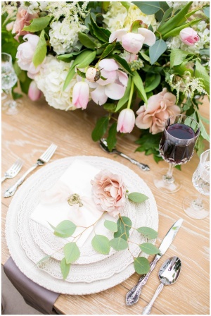 Wedding Table set up